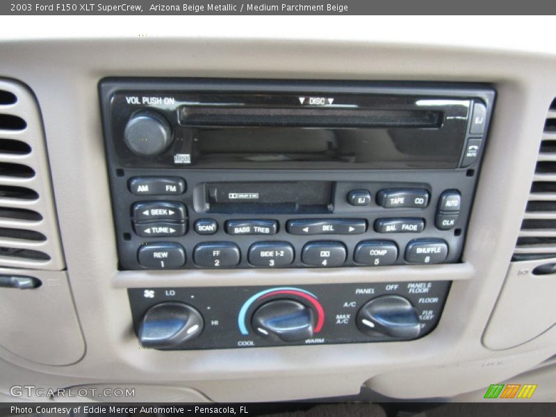 Arizona Beige Metallic / Medium Parchment Beige 2003 Ford F150 XLT SuperCrew