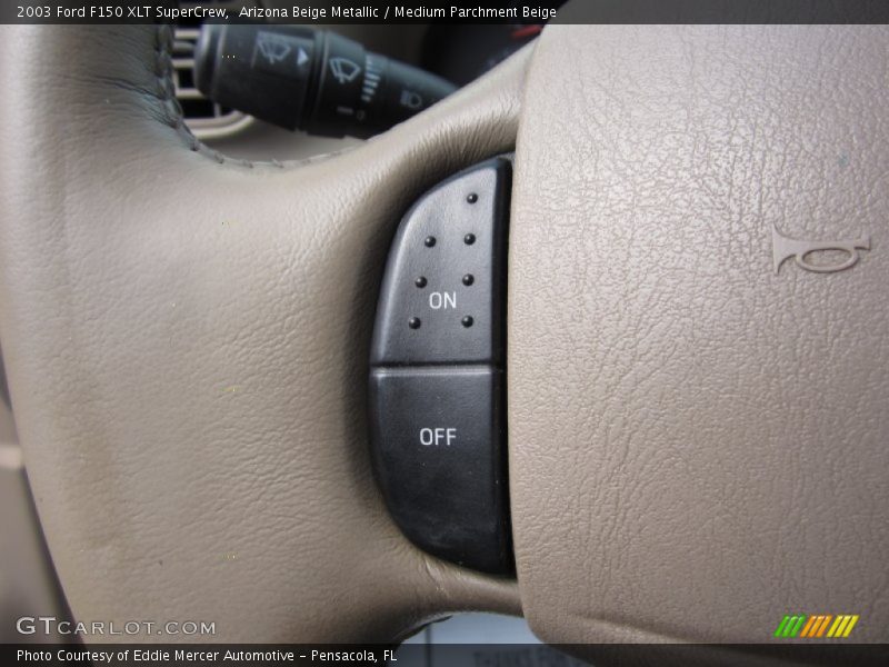 Arizona Beige Metallic / Medium Parchment Beige 2003 Ford F150 XLT SuperCrew