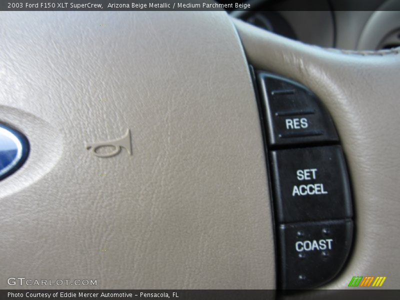 Arizona Beige Metallic / Medium Parchment Beige 2003 Ford F150 XLT SuperCrew