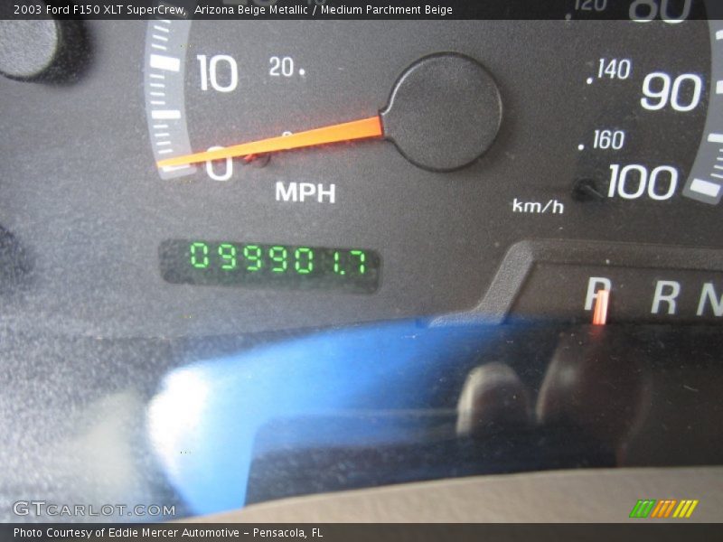 Arizona Beige Metallic / Medium Parchment Beige 2003 Ford F150 XLT SuperCrew