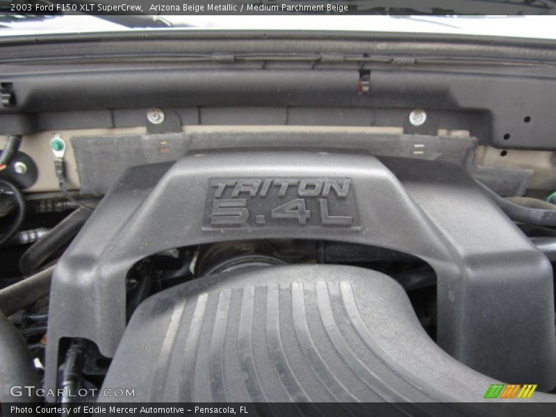 Arizona Beige Metallic / Medium Parchment Beige 2003 Ford F150 XLT SuperCrew