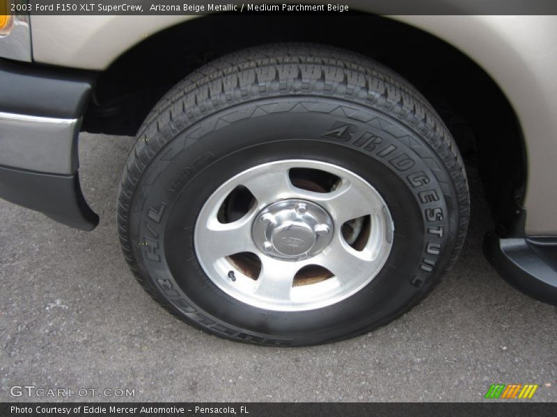 Arizona Beige Metallic / Medium Parchment Beige 2003 Ford F150 XLT SuperCrew
