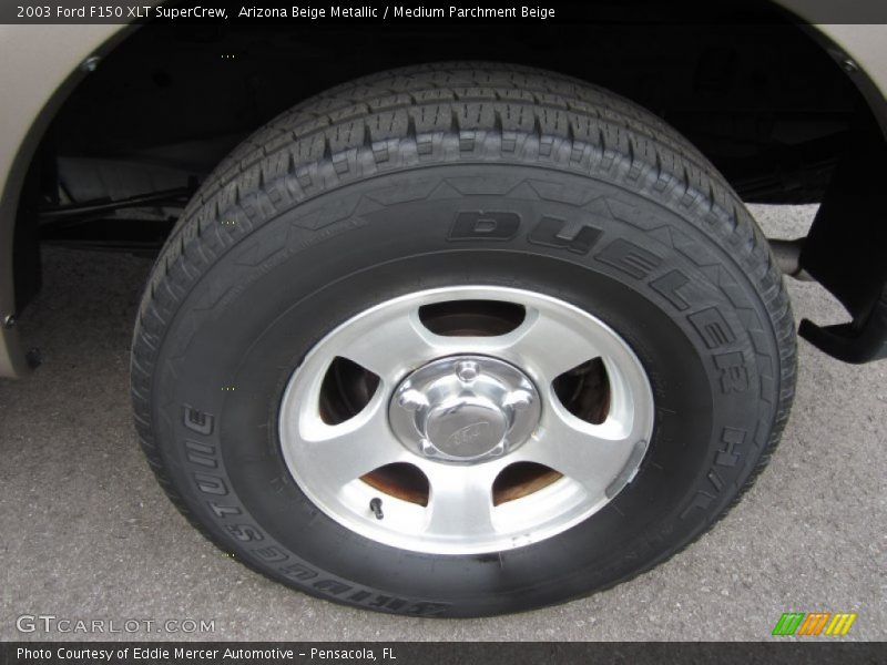 Arizona Beige Metallic / Medium Parchment Beige 2003 Ford F150 XLT SuperCrew