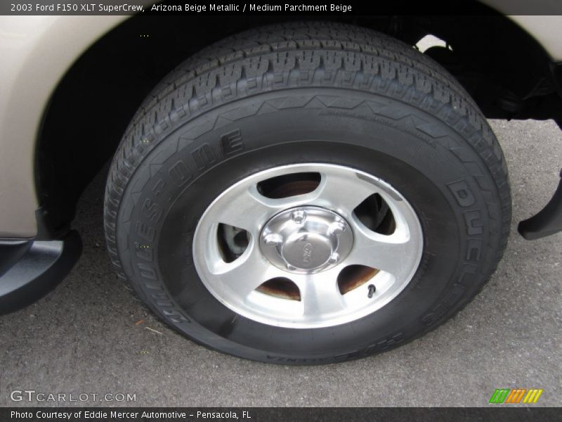 Arizona Beige Metallic / Medium Parchment Beige 2003 Ford F150 XLT SuperCrew