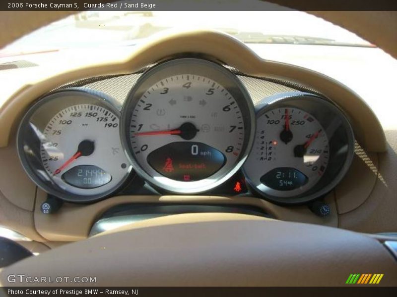 Guards Red / Sand Beige 2006 Porsche Cayman S