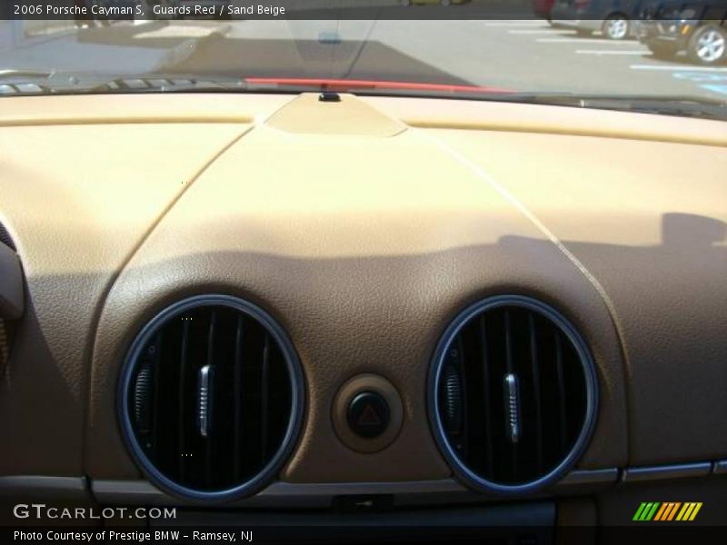 Guards Red / Sand Beige 2006 Porsche Cayman S