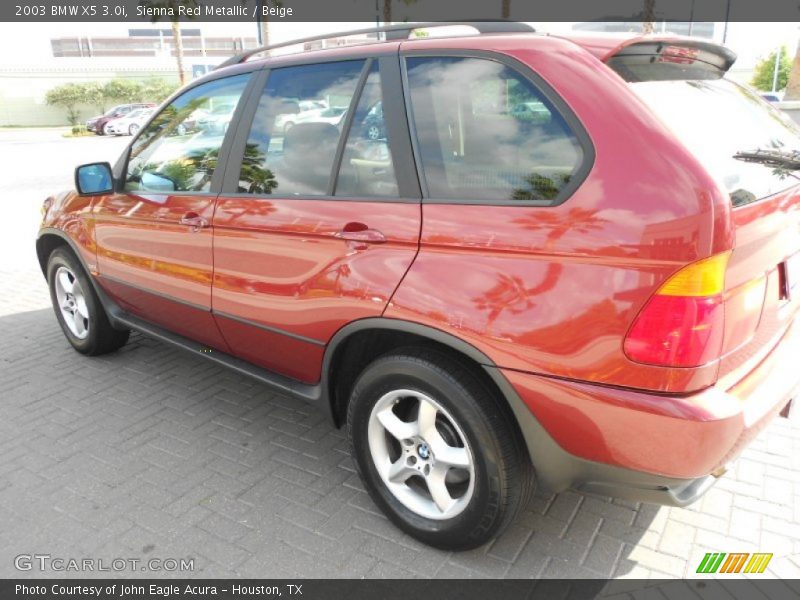 Sienna Red Metallic / Beige 2003 BMW X5 3.0i