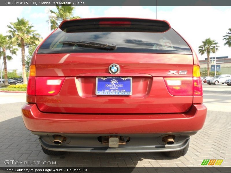Sienna Red Metallic / Beige 2003 BMW X5 3.0i