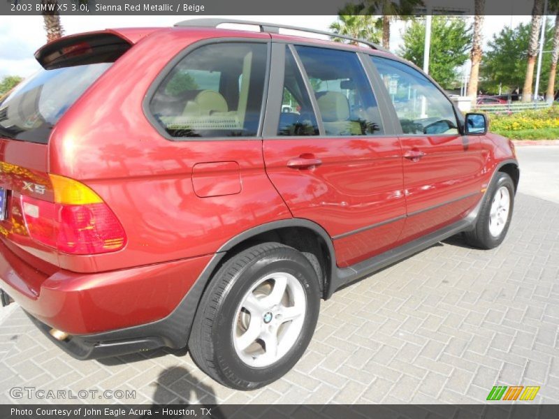 Sienna Red Metallic / Beige 2003 BMW X5 3.0i
