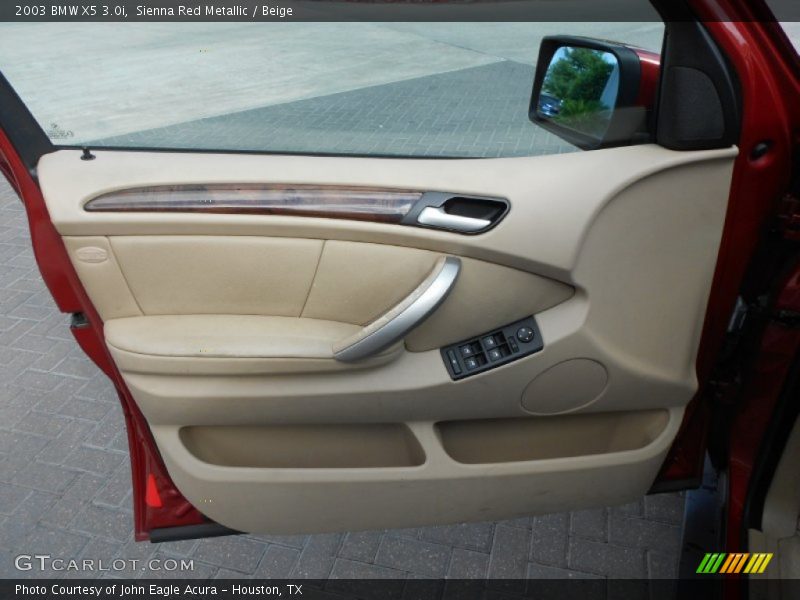 Sienna Red Metallic / Beige 2003 BMW X5 3.0i