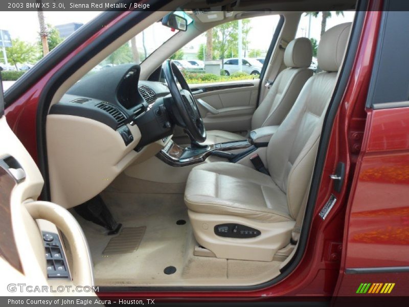 Sienna Red Metallic / Beige 2003 BMW X5 3.0i