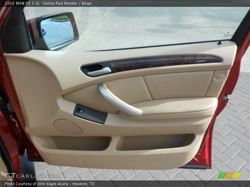 Sienna Red Metallic / Beige 2003 BMW X5 3.0i