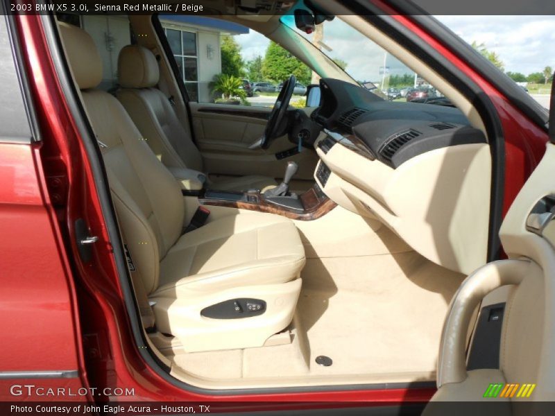 Sienna Red Metallic / Beige 2003 BMW X5 3.0i