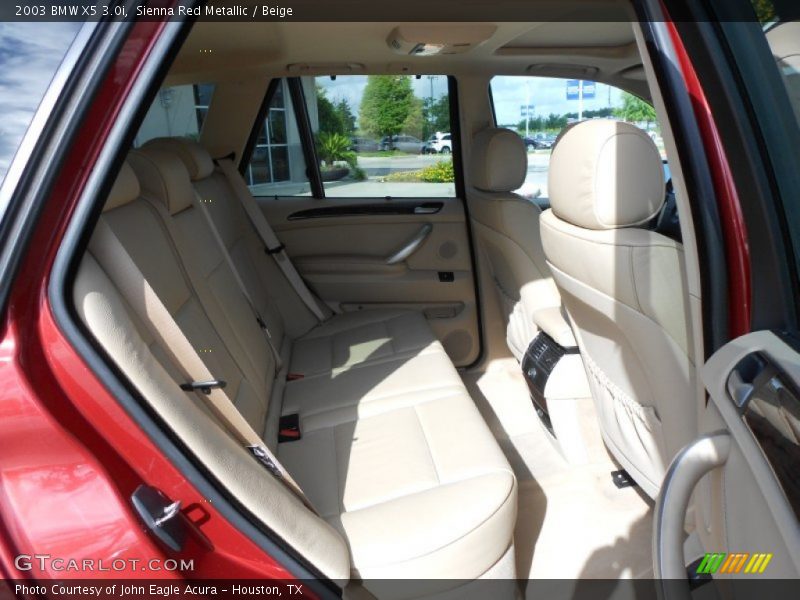 Sienna Red Metallic / Beige 2003 BMW X5 3.0i