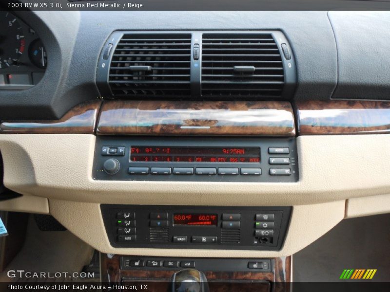 Sienna Red Metallic / Beige 2003 BMW X5 3.0i