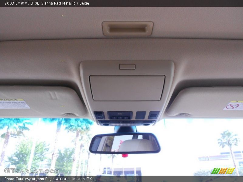 Sienna Red Metallic / Beige 2003 BMW X5 3.0i