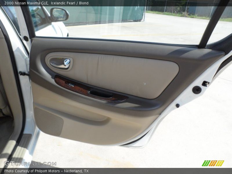 Icelandic Pearl / Blond 2000 Nissan Maxima GLE