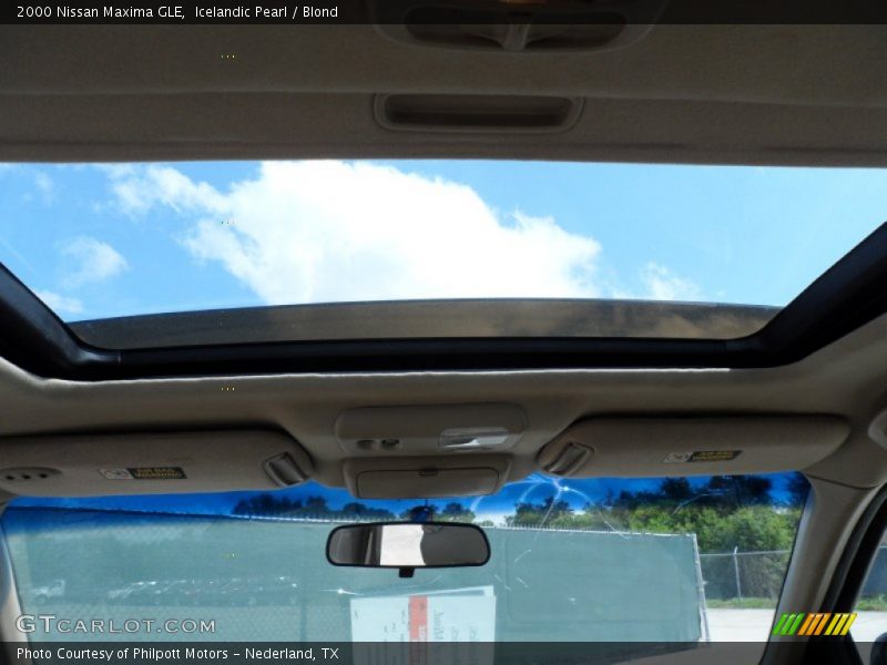 Icelandic Pearl / Blond 2000 Nissan Maxima GLE
