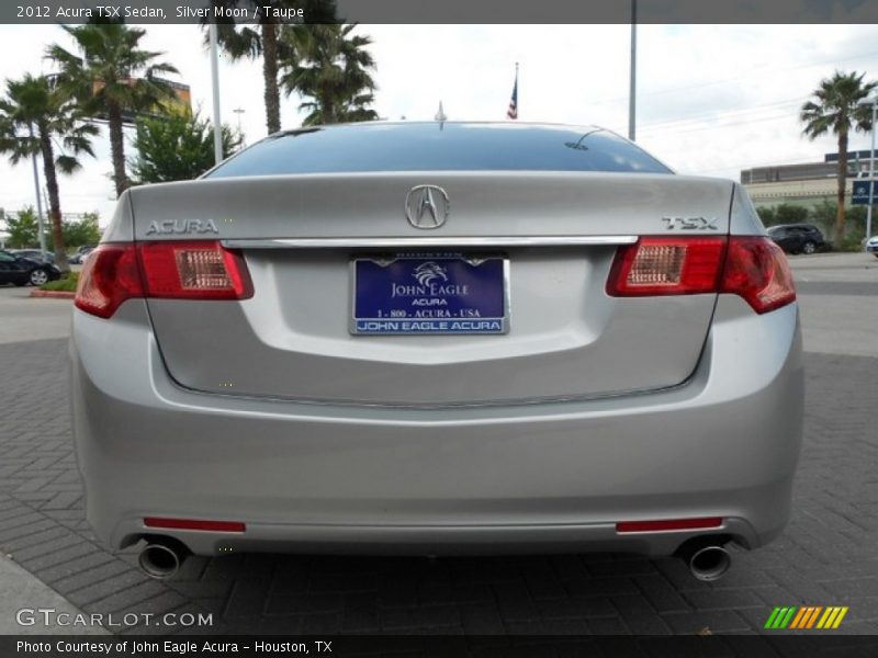 Silver Moon / Taupe 2012 Acura TSX Sedan