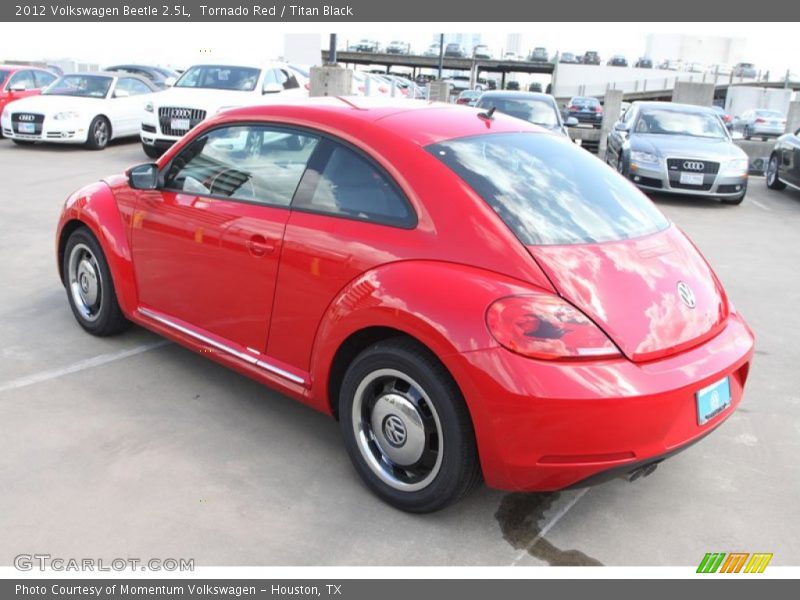 Tornado Red / Titan Black 2012 Volkswagen Beetle 2.5L