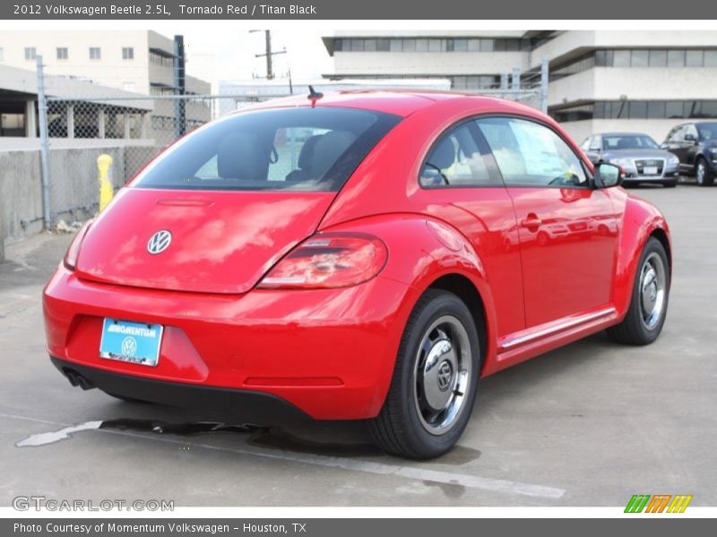 Tornado Red / Titan Black 2012 Volkswagen Beetle 2.5L