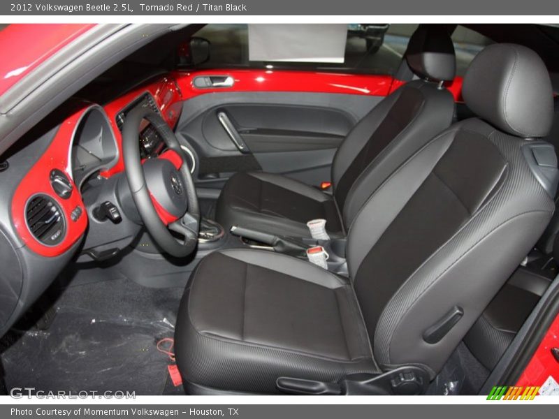 Tornado Red / Titan Black 2012 Volkswagen Beetle 2.5L
