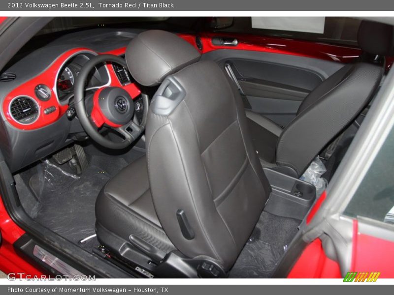 Tornado Red / Titan Black 2012 Volkswagen Beetle 2.5L