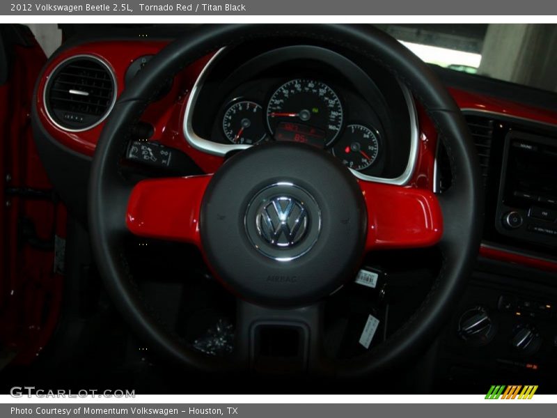 Tornado Red / Titan Black 2012 Volkswagen Beetle 2.5L