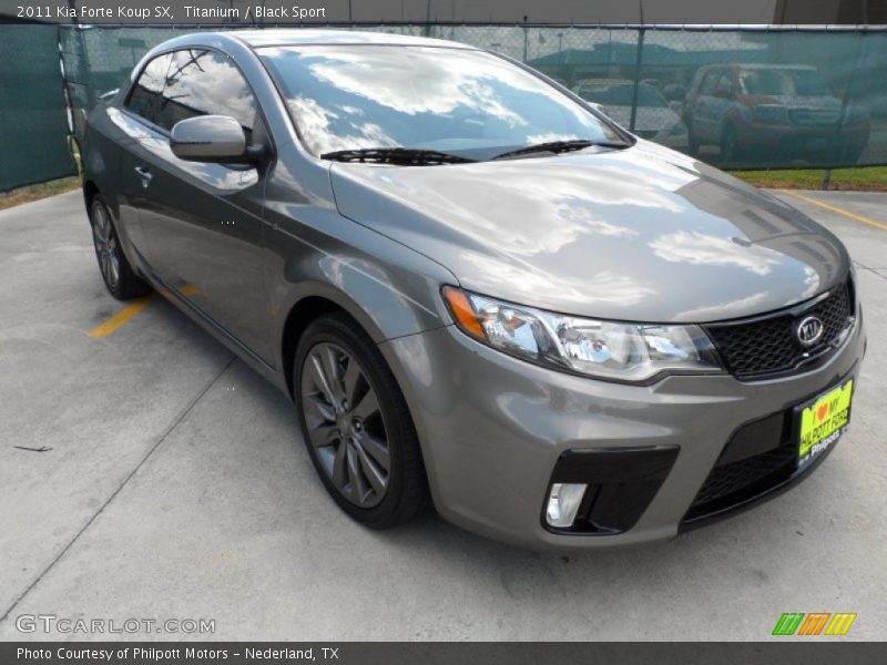 Titanium / Black Sport 2011 Kia Forte Koup SX