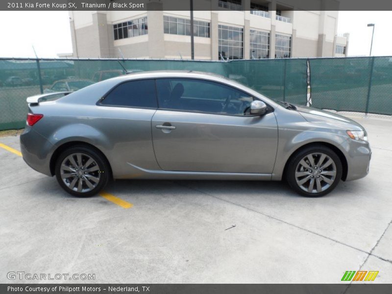 Titanium / Black Sport 2011 Kia Forte Koup SX