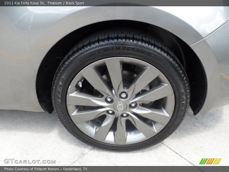 Titanium / Black Sport 2011 Kia Forte Koup SX