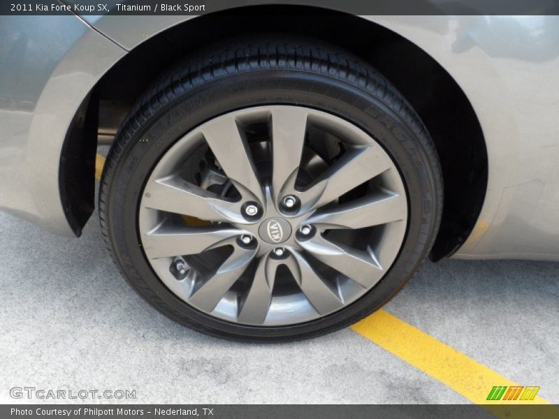 Titanium / Black Sport 2011 Kia Forte Koup SX