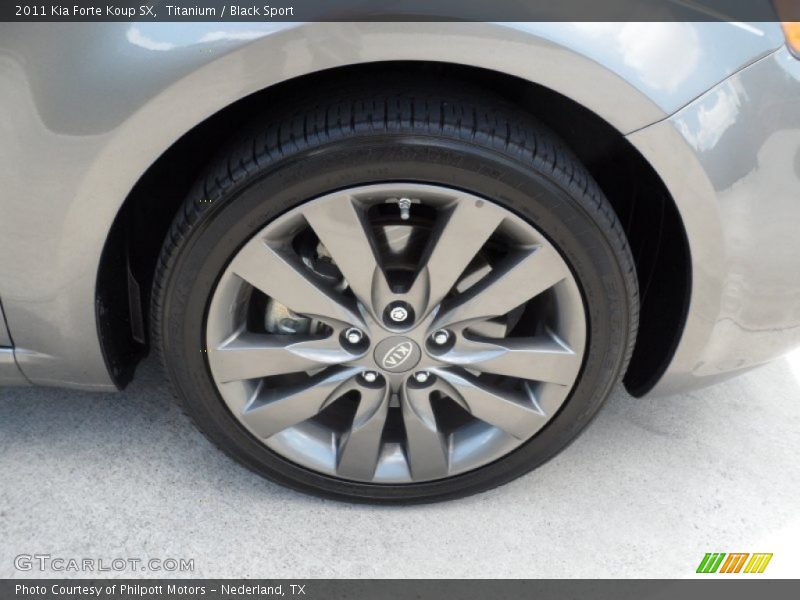 Titanium / Black Sport 2011 Kia Forte Koup SX