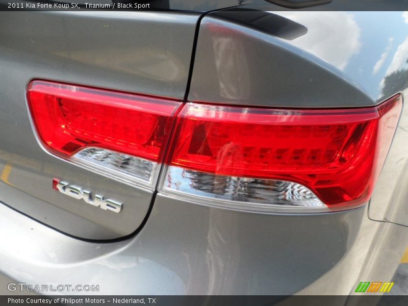 Titanium / Black Sport 2011 Kia Forte Koup SX