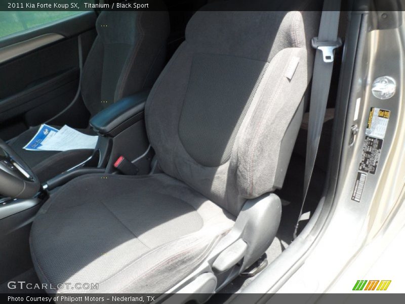 Titanium / Black Sport 2011 Kia Forte Koup SX