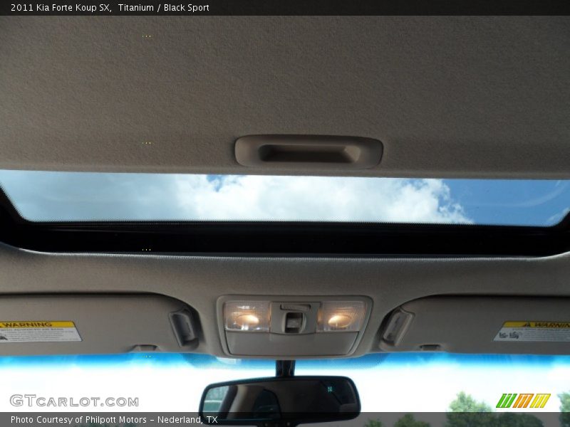 Titanium / Black Sport 2011 Kia Forte Koup SX