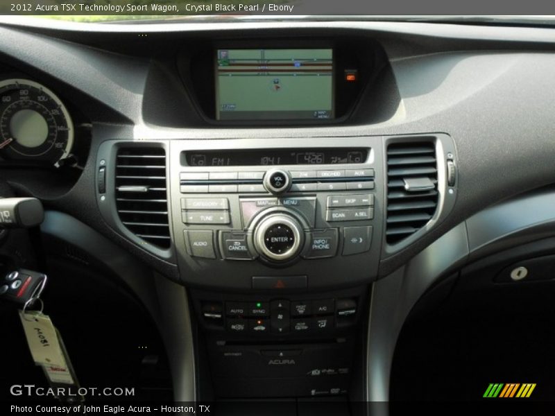 Controls of 2012 TSX Technology Sport Wagon