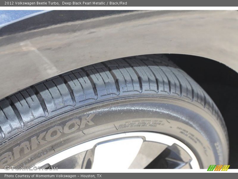 Deep Black Pearl Metallic / Black/Red 2012 Volkswagen Beetle Turbo