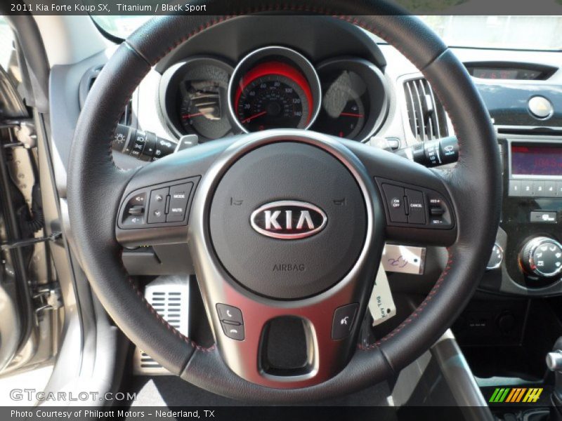 Titanium / Black Sport 2011 Kia Forte Koup SX