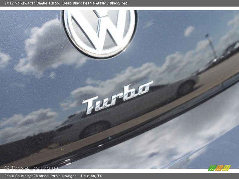 Deep Black Pearl Metallic / Black/Red 2012 Volkswagen Beetle Turbo