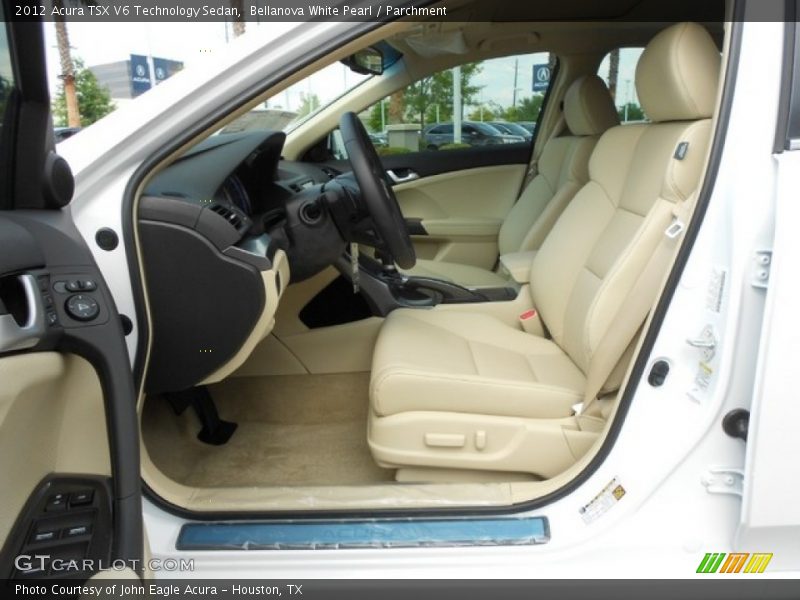  2012 TSX V6 Technology Sedan Parchment Interior