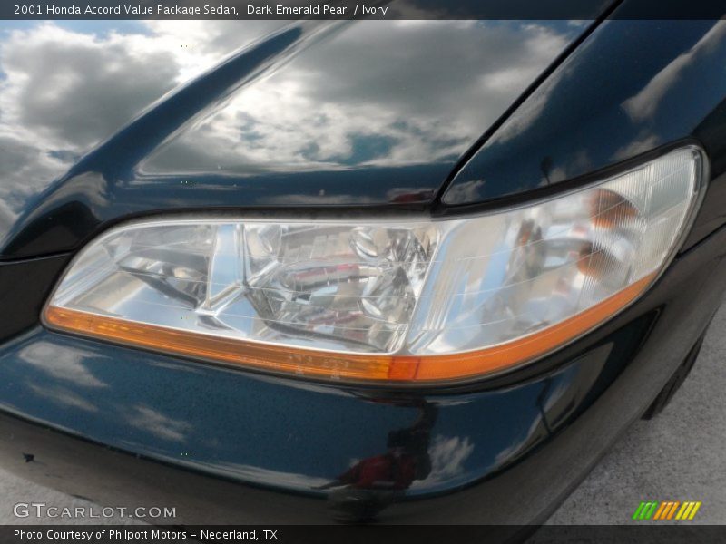 Dark Emerald Pearl / Ivory 2001 Honda Accord Value Package Sedan