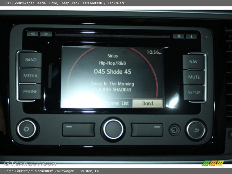 Deep Black Pearl Metallic / Black/Red 2012 Volkswagen Beetle Turbo