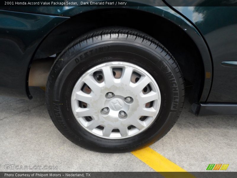 Dark Emerald Pearl / Ivory 2001 Honda Accord Value Package Sedan