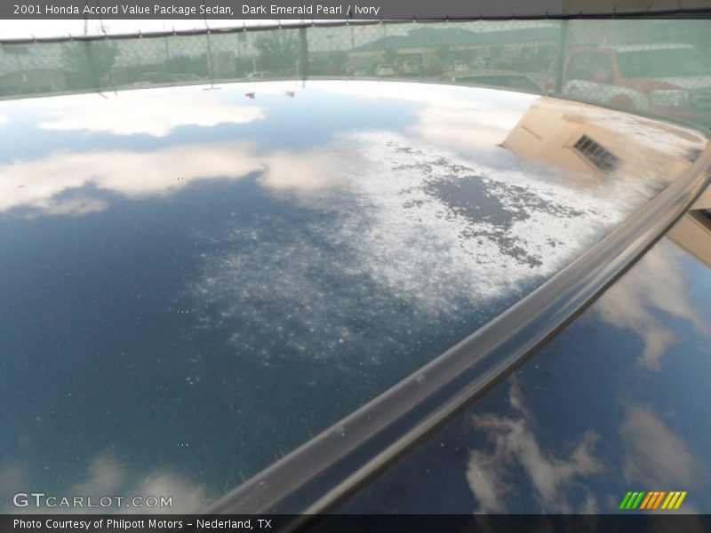 Dark Emerald Pearl / Ivory 2001 Honda Accord Value Package Sedan