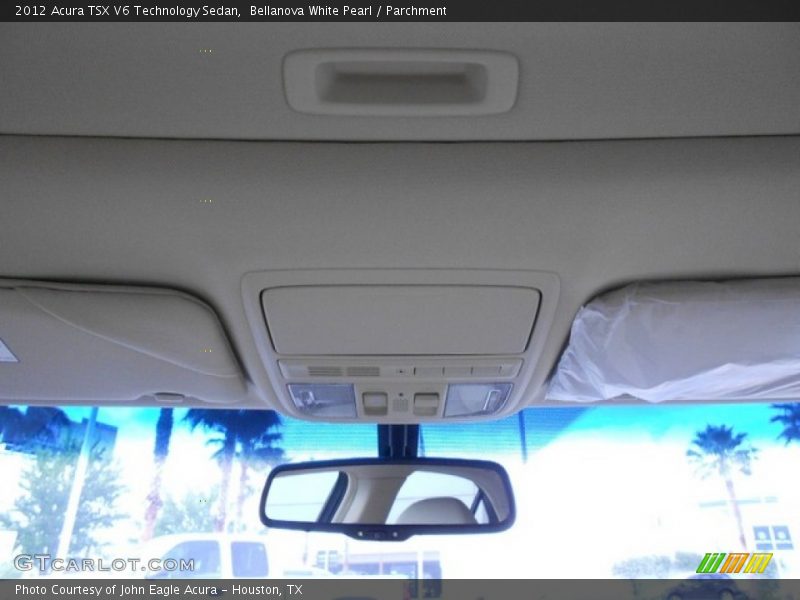 Bellanova White Pearl / Parchment 2012 Acura TSX V6 Technology Sedan