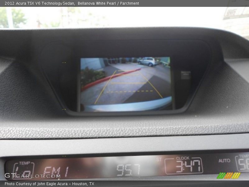 Bellanova White Pearl / Parchment 2012 Acura TSX V6 Technology Sedan