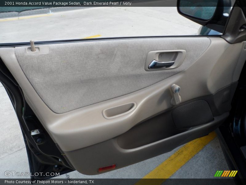 Dark Emerald Pearl / Ivory 2001 Honda Accord Value Package Sedan