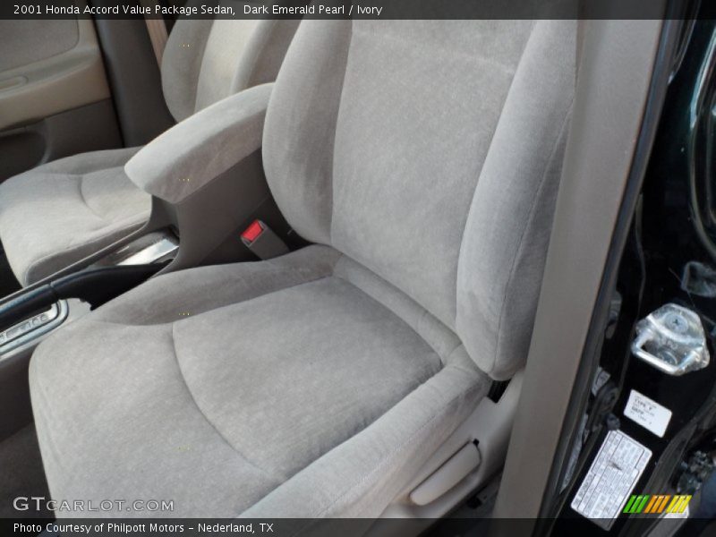 Dark Emerald Pearl / Ivory 2001 Honda Accord Value Package Sedan