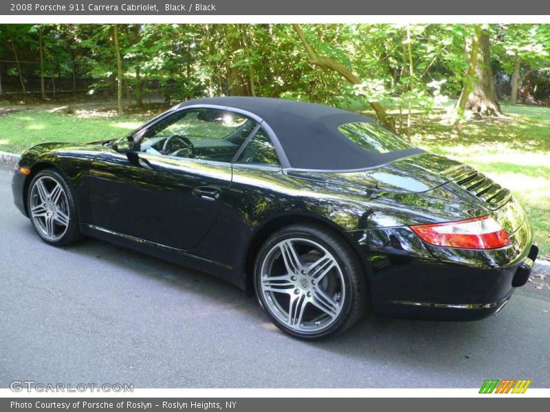 Black / Black 2008 Porsche 911 Carrera Cabriolet